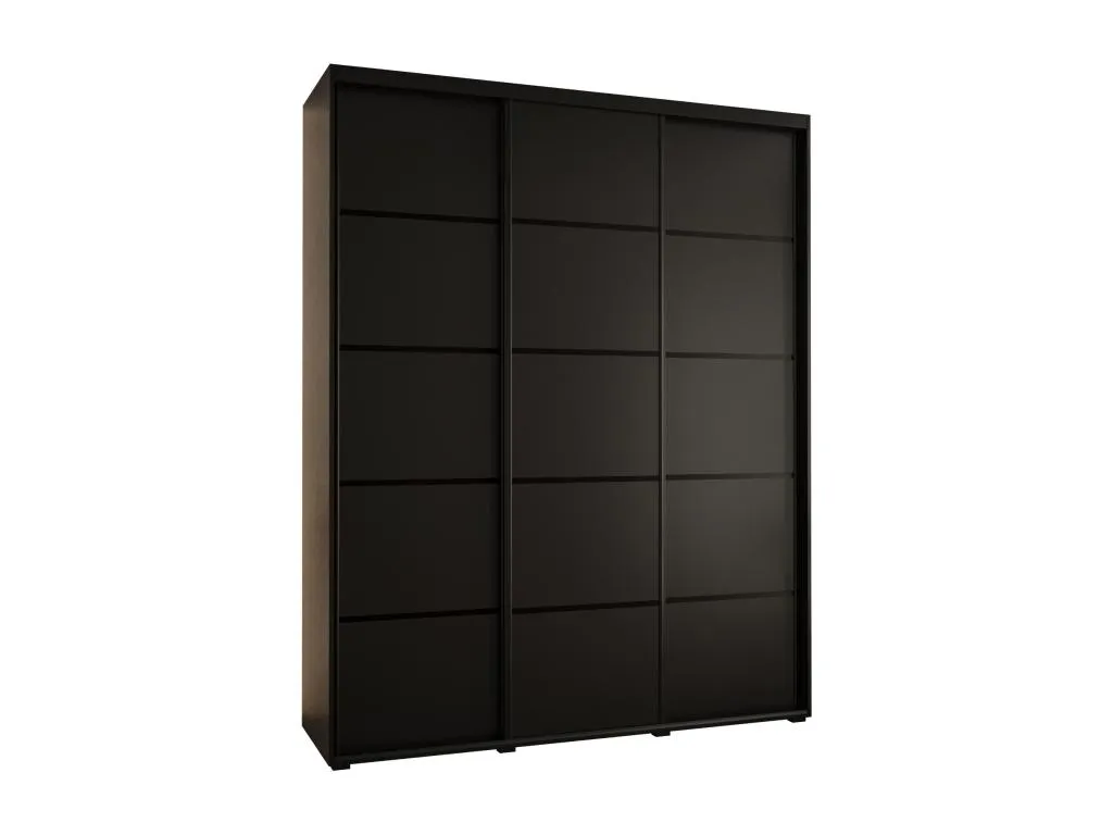 ARMARIO Patriciabaezcasa 4 DE PUERTAS CORREDERAS 235.2/200/45 3 puertas (Negro/Negro/Negro)
