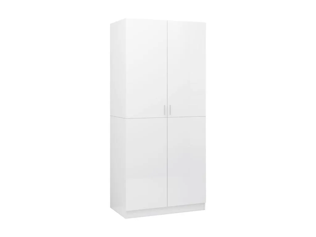 Armario vertical Casahandy blanco brillo 90x52x200 cm – Contrachapado resistente
