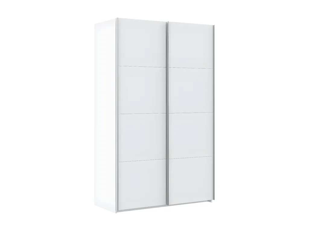 Armario puertas correderas aglomerado blanco 200x150x60cm